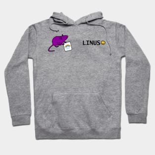 Linus and Purple Rat Essential Worker Rainbow Hoodie